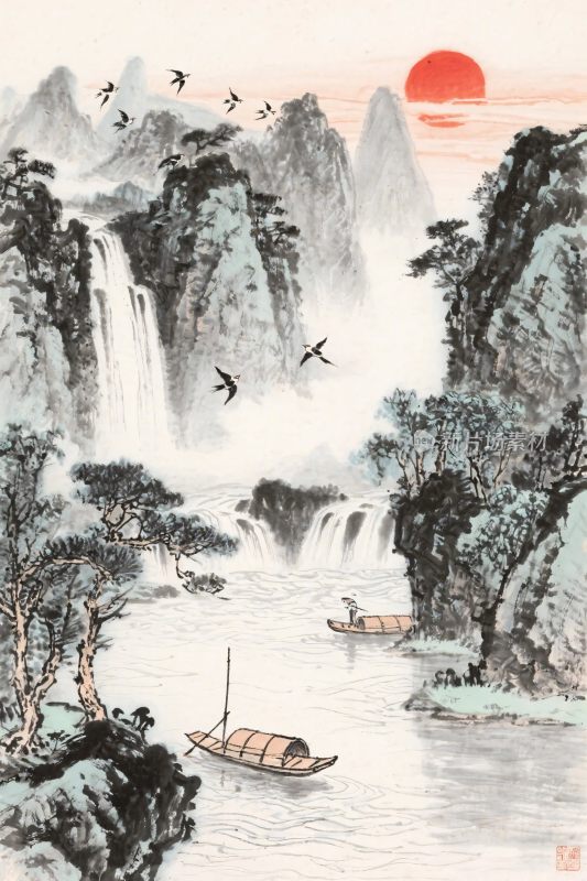 中国传统山水画