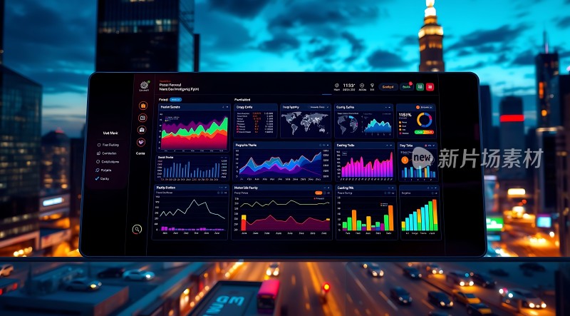 智能城市数据监控中心