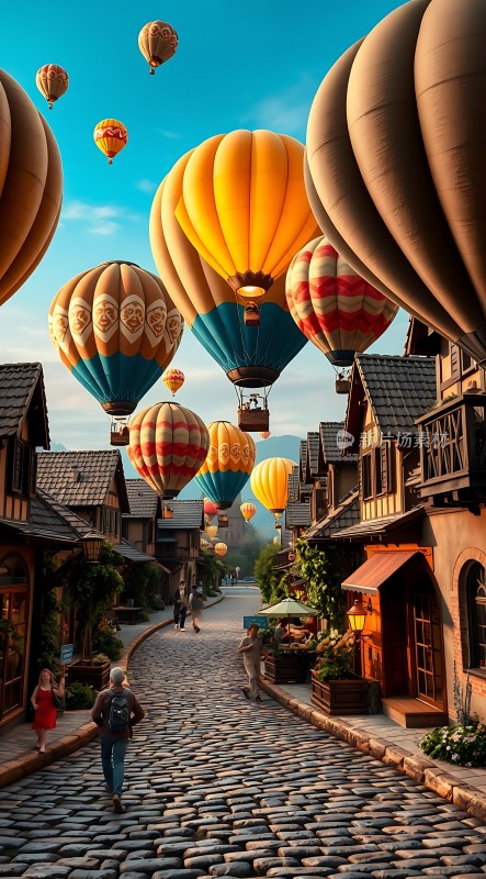 热气球小镇梦幻之旅