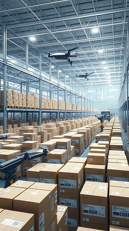 智能仓储无人机高效作业