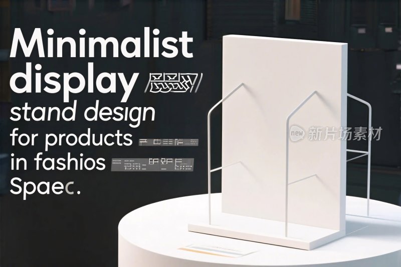 极简产品展示架设计