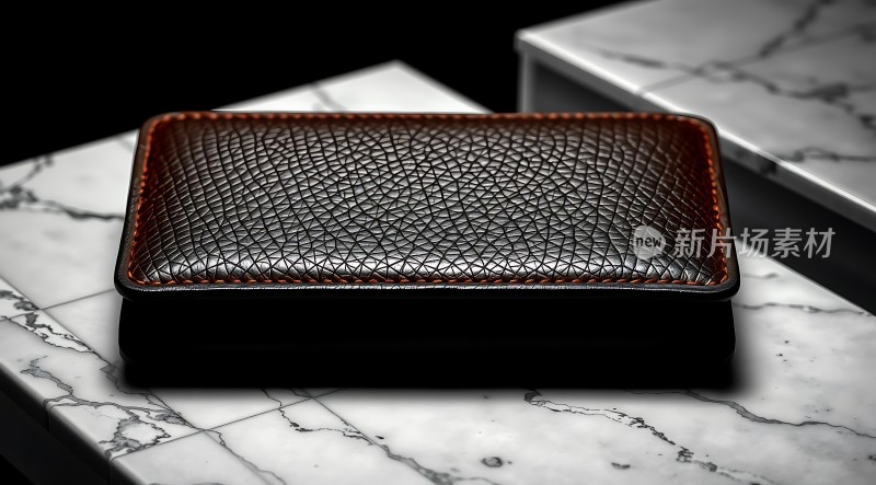 黑色纹理皮质钱包