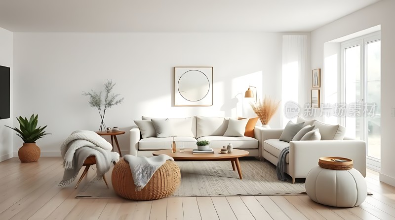 简约现代客厅舒适温馨生活空间