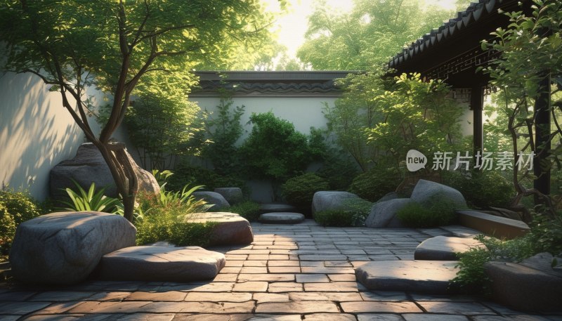 苏州园林夏日景