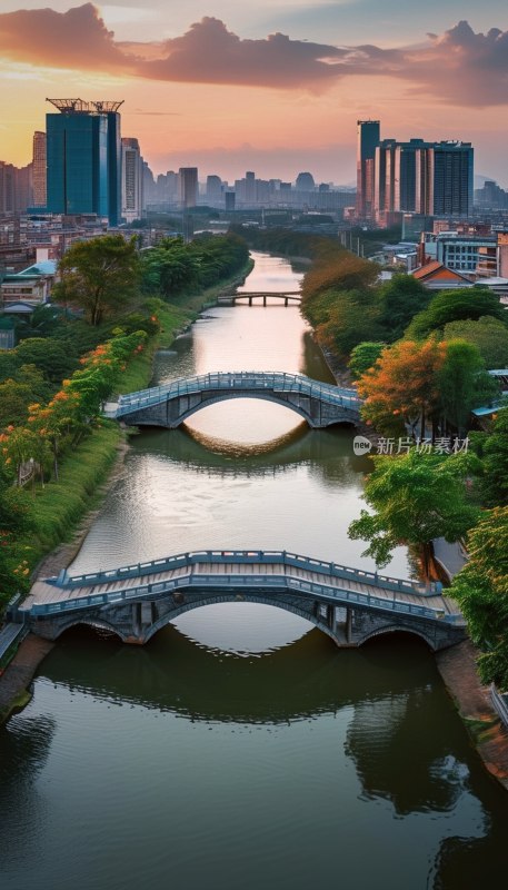 南宁北大桥夜色