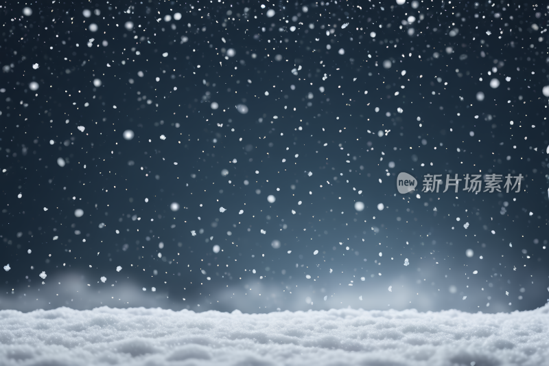 雪区从天而降的雪高清背景图片