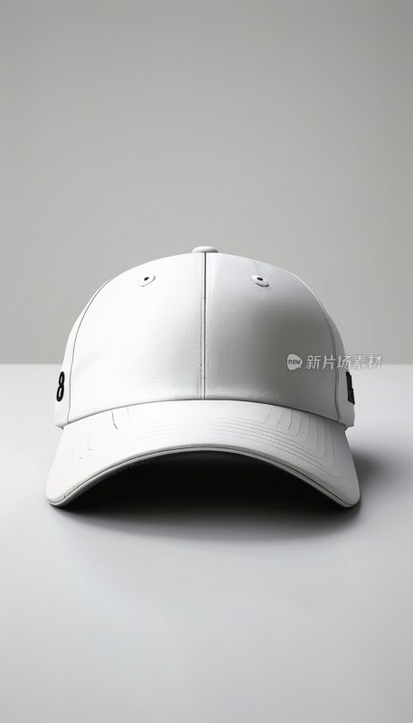 纯白棒球帽独立展示
