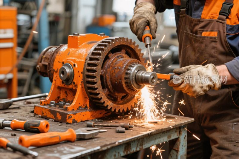 工业维修作业场景