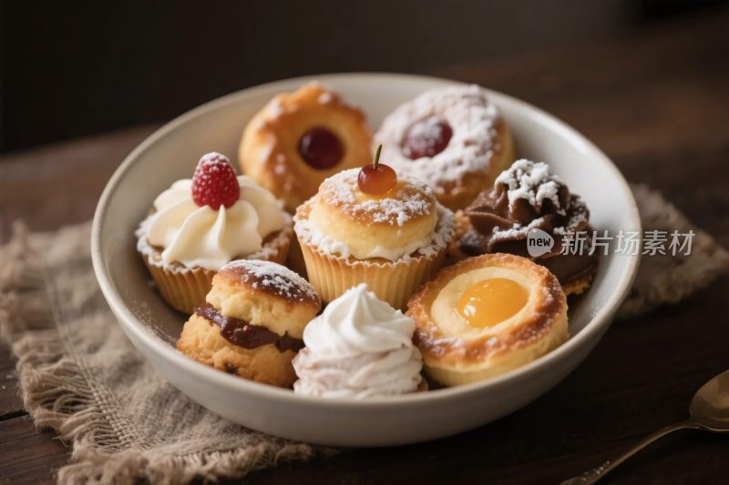 精美甜点美食展示