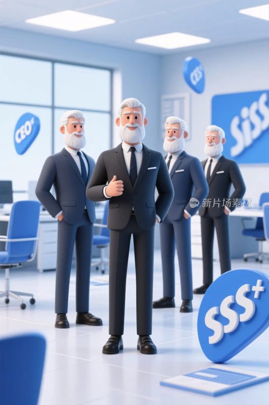 办公室商务人物群像