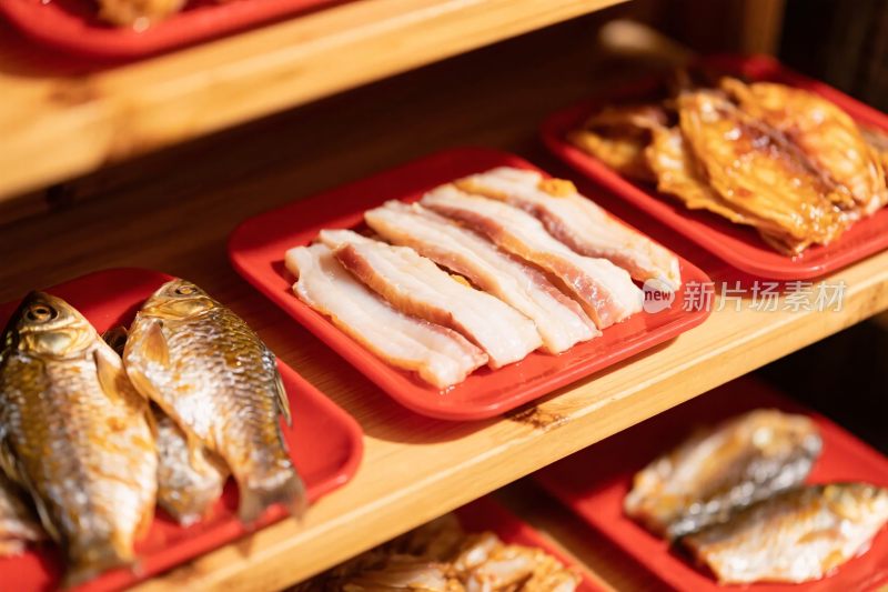 生鲜商品货架陈列