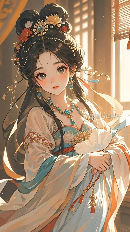 汉服佳人优雅大方