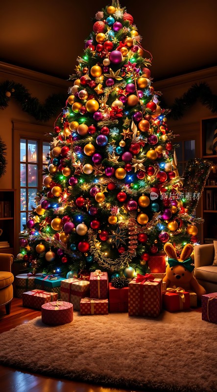 圣诞树下的温馨礼物