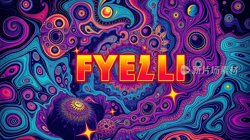 迷幻色彩艺术作品