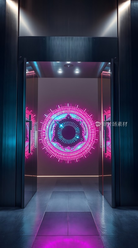 科技感未来主义入口设计