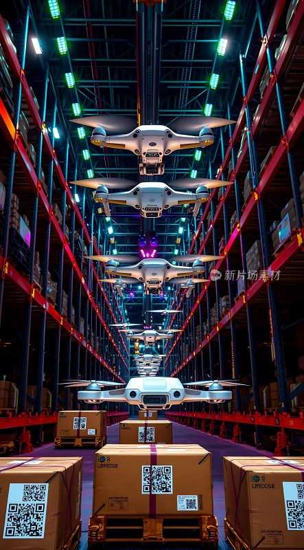 无人机仓库配送系统