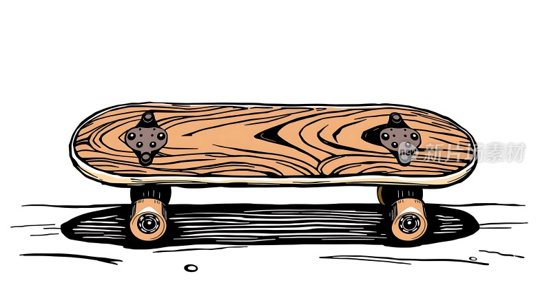木质滑板