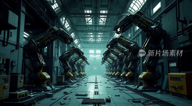 未来工厂机器人生产线