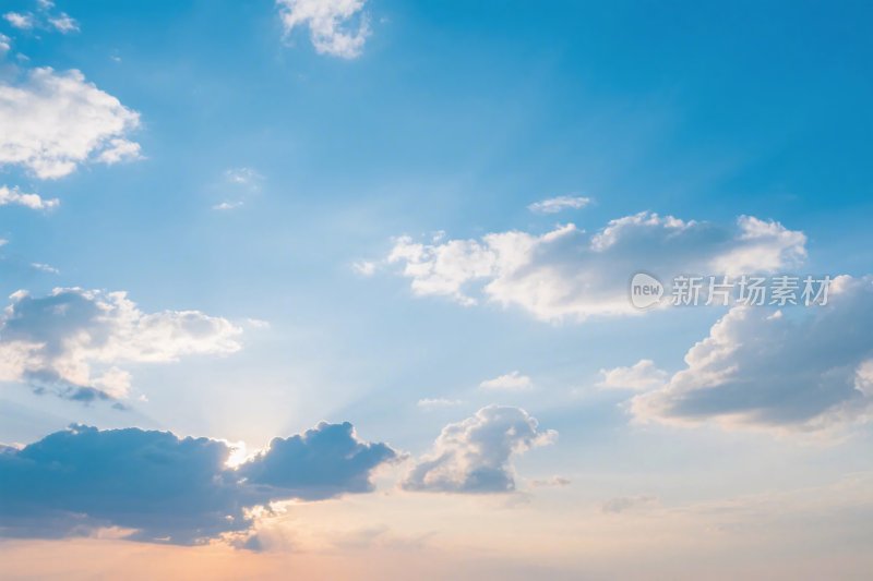 天空白云风景图