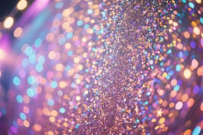 彩色散景光斑背景