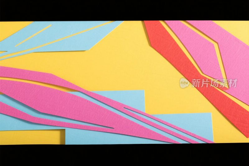 色彩丰富的几何插画