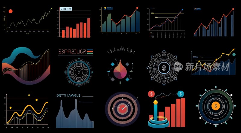 数据可视化图表集色彩斑斓的数据世界