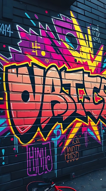 街头艺术涂鸦墙