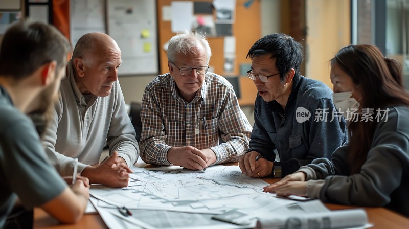 团队协作共同探讨项目方案