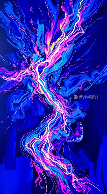 霓虹幻彩流动艺术