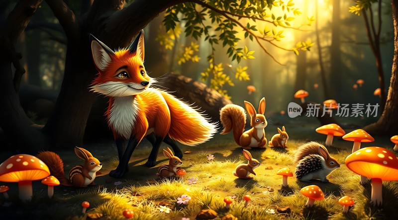 森林里的友谊时光