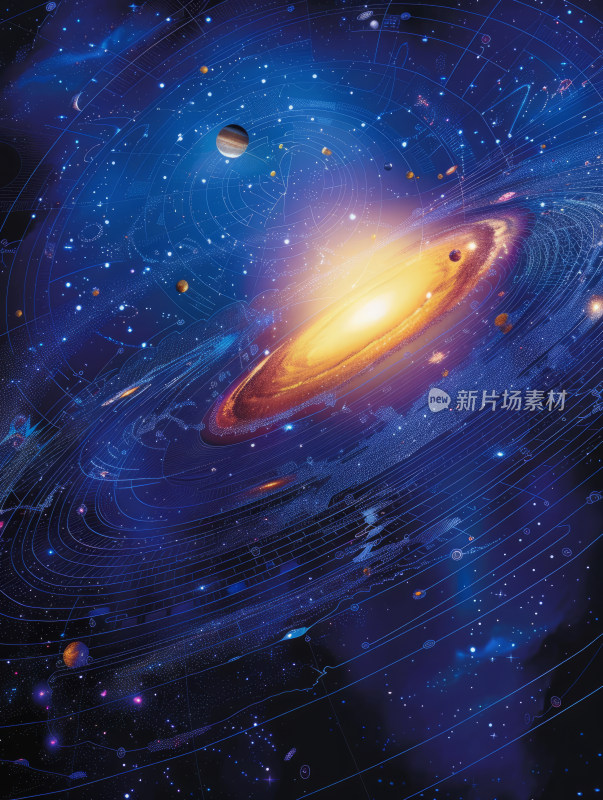 星河奇观宇宙景色