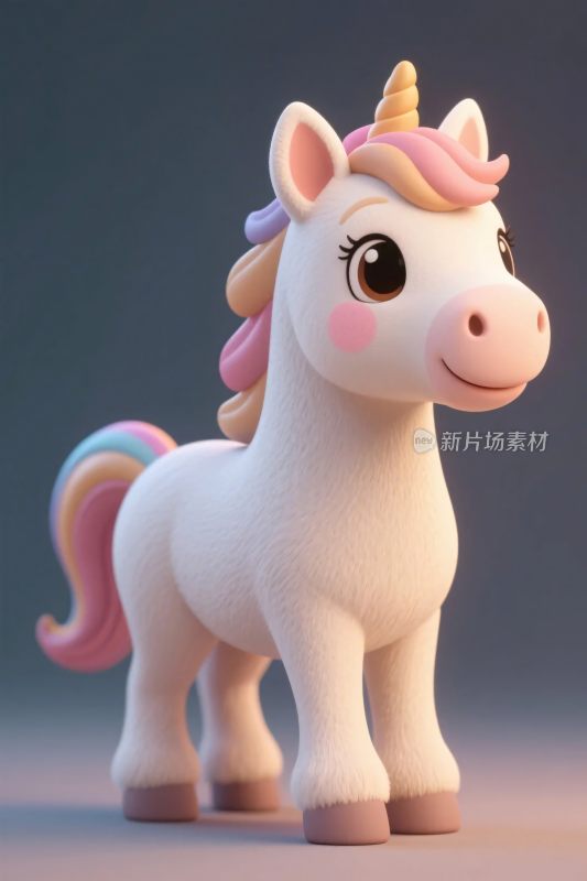 卡通独角兽形象