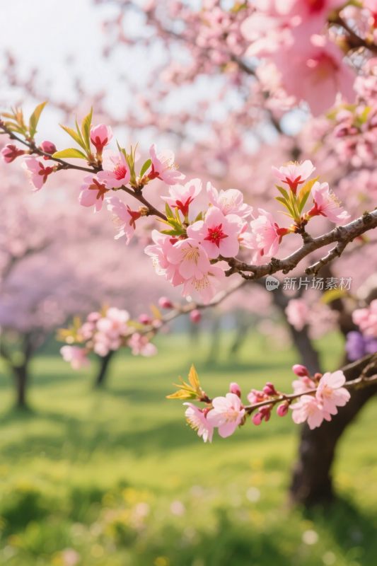 春日樱花美景图