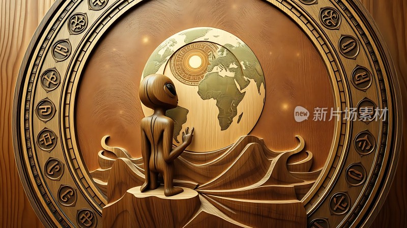 外星生物凝视地球