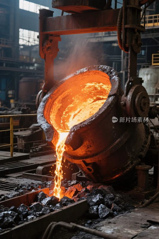 工业熔炉倒液作业