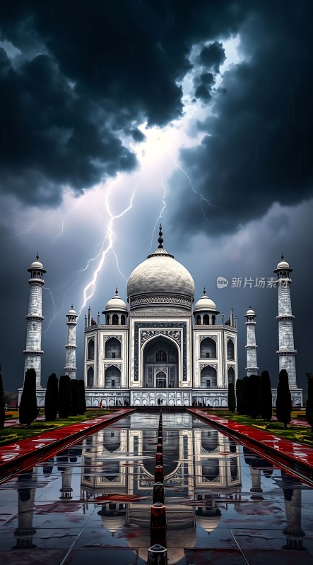 泰姬陵闪电奇观