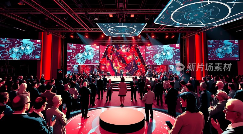 未来科技发布会现场