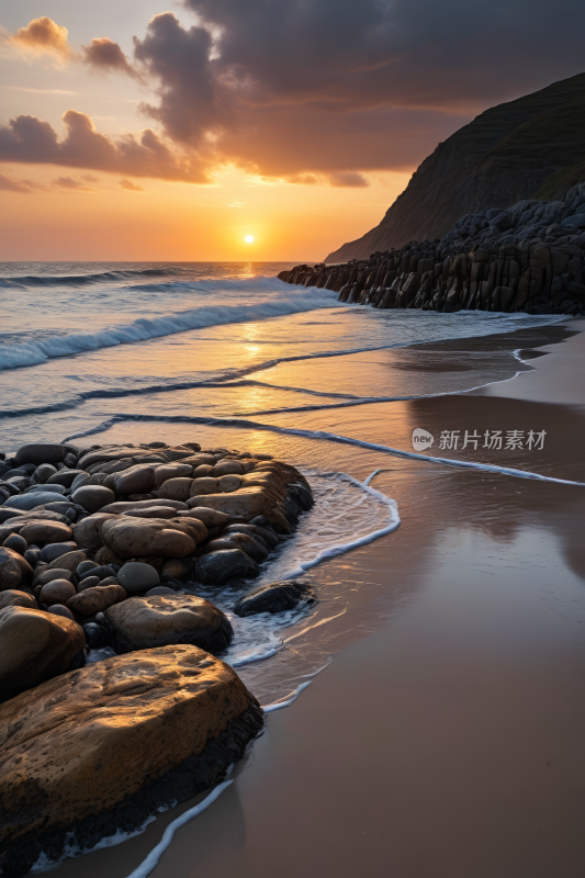 海浪波浪高清风景摄影图片