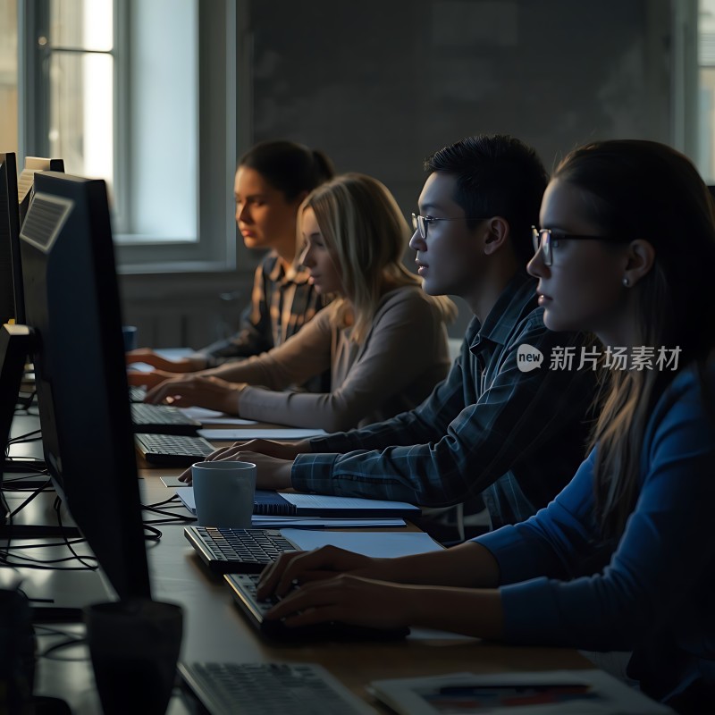 专注工作团队高效协作办公环境