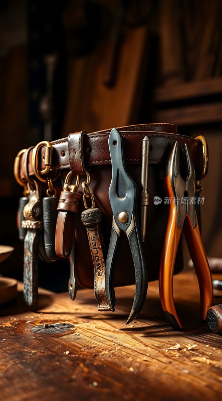 皮革工具腰带展示