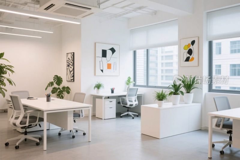 现代办公空间场景