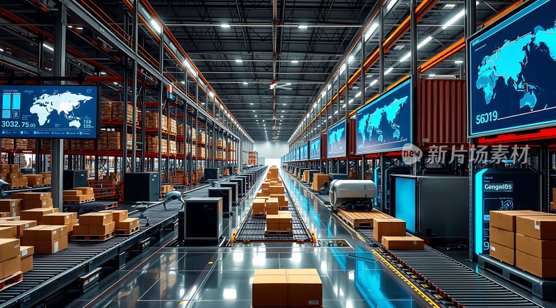 智能物流中心高效运转的仓储系统