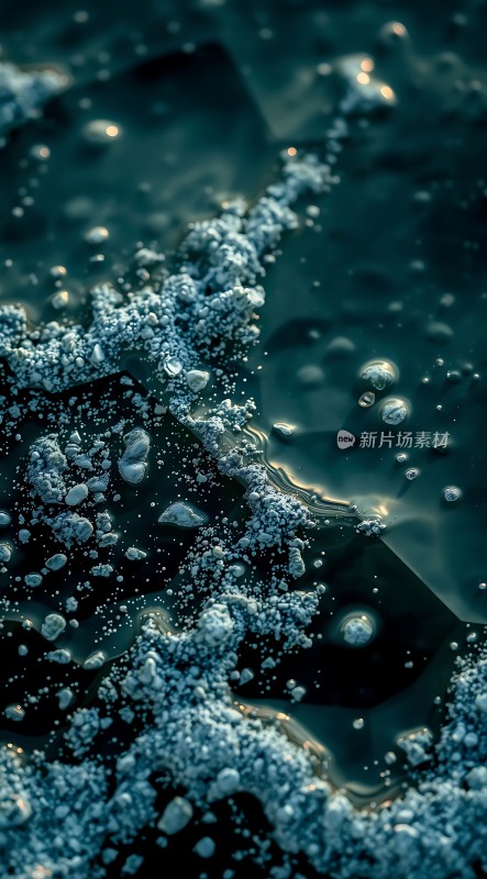 冰封世界晶莹剔透