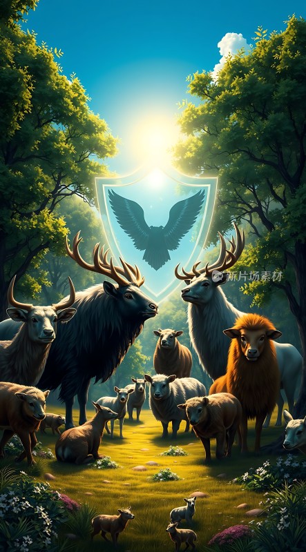 森林守护者与自然和谐共处