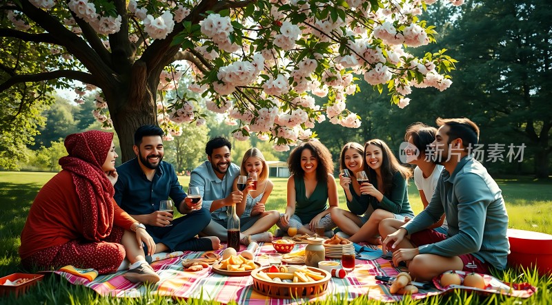 春日野餐共享美好时光
