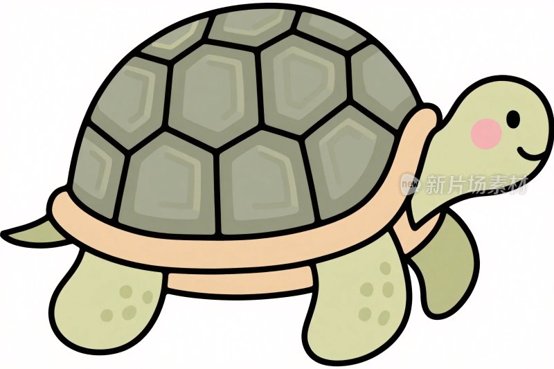 卡通乌龟插画