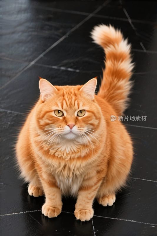 橘猫特写照片