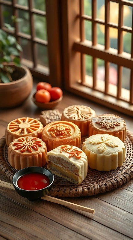 传统月饼美味分享