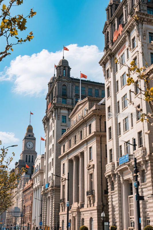 上海外滩历史建筑风景