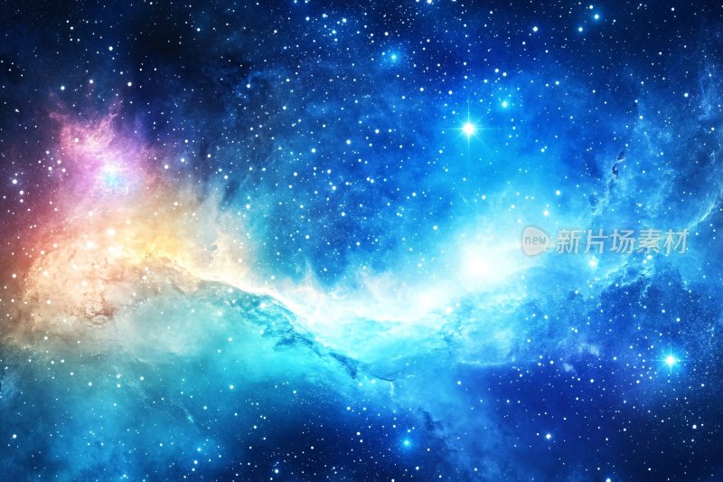 梦幻绚丽的星空景象